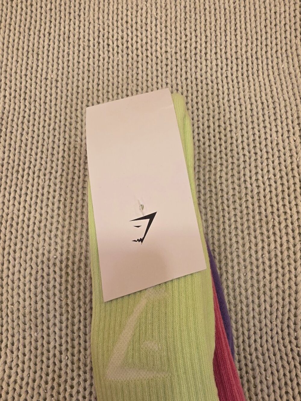 NWT Gymshark Crew Socks